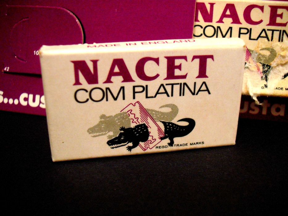 2 X Antigas lâminas Nacet Platina 3 Units Pack