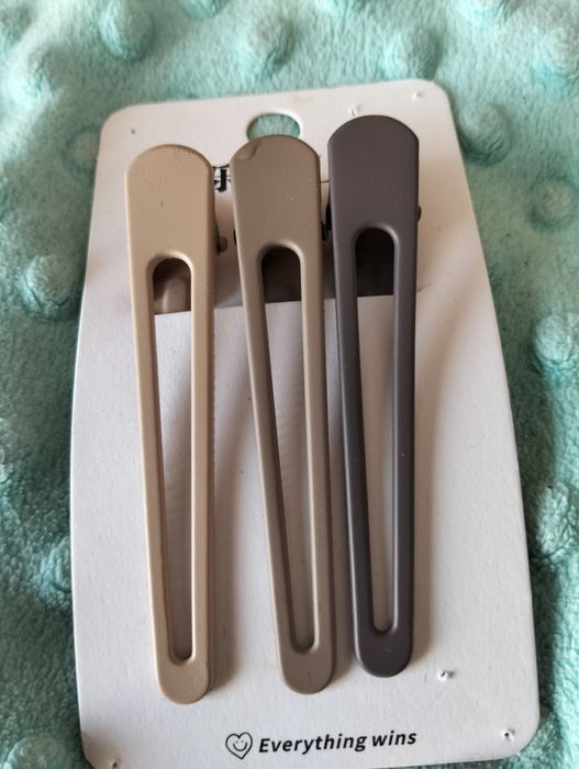 Zestaw 3 metalowych spinek do włosów