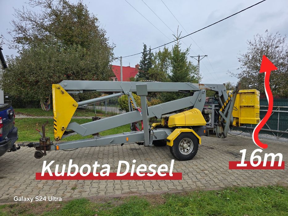 Nifty Aerial k16t Kubota Diesel 16 metrów zwyżka