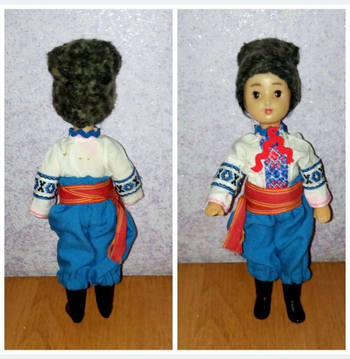 Кукла СССР. Івасик та Васелинка. Українка українець.