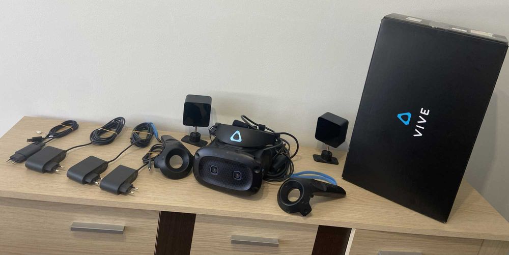 Gogle VR HTC VIVE Cosmos Elite + 2x Stacje Bazowe + 2x Kontrolery | VR PC