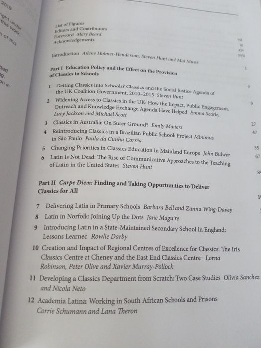 Forward with Classics: Classical Languages in Schools and Communities