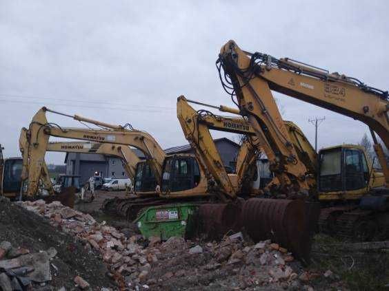 Koparko kołowa KOMATSU 210