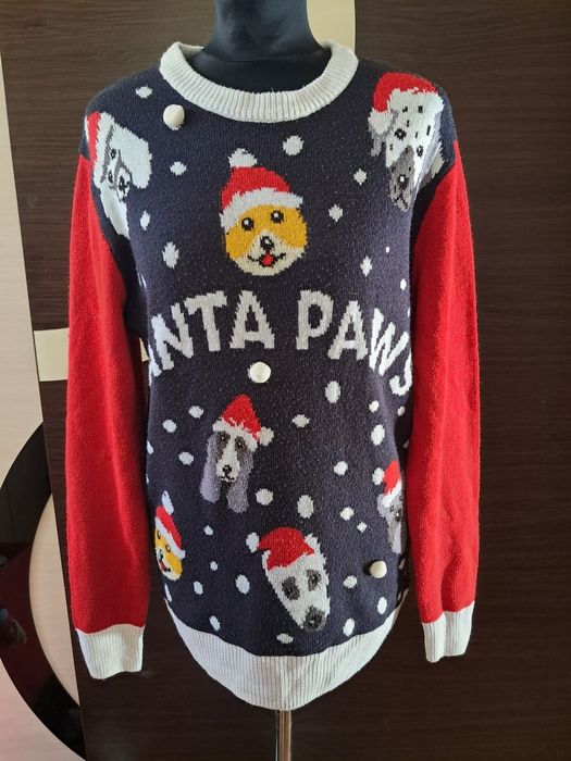 Świąteczny sweter „Santa Paws” od H&M