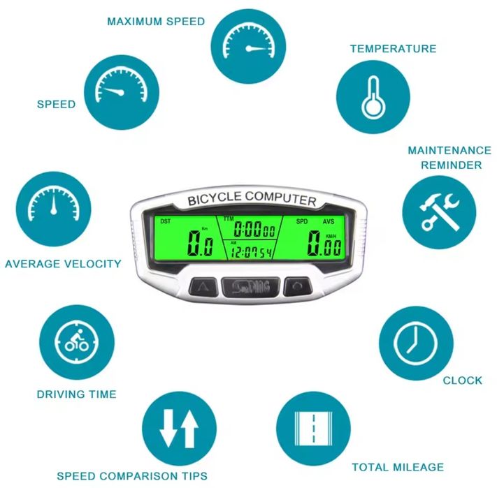 Conta km para bicicleta