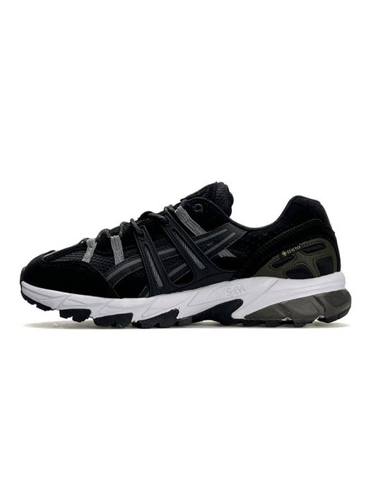 Кросівки осінні ASICS Gel-Sonoma 15-50 Gore-Tex Black/White premium | Кроссовки Асикс чоловічі