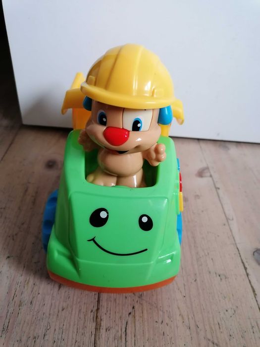Dwie zabawki-Fisher-Price wywrotka szczeniaczka i gąsienica edukacyjna