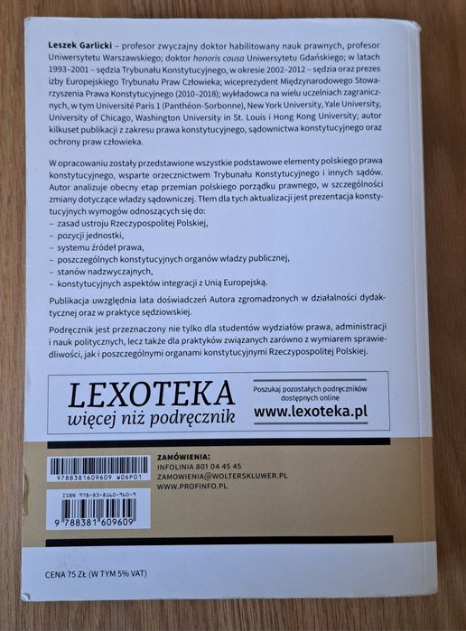 Polskie prawo konstytucyjne Leszek Garlicki