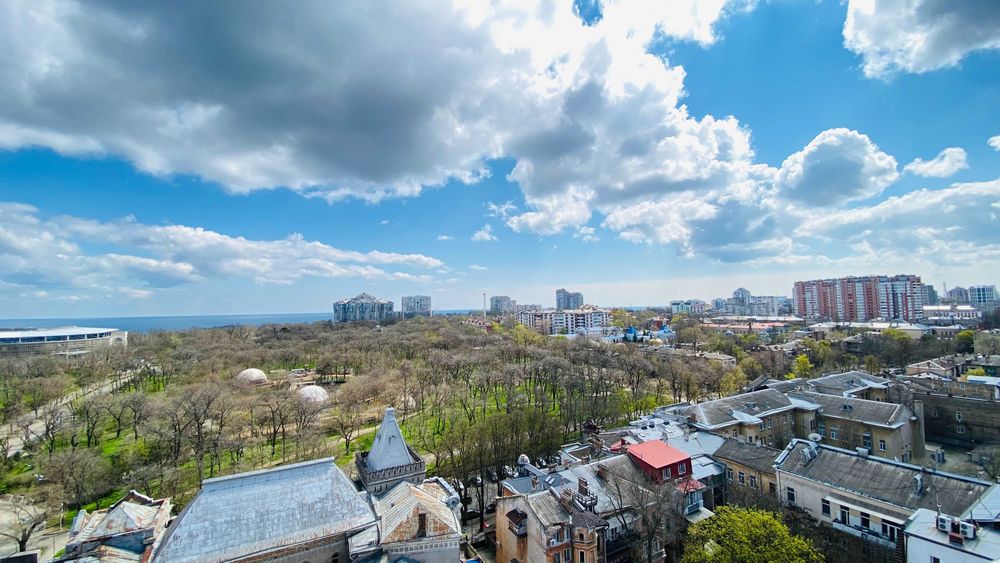 ВИД на море! Центр! Продам ЖК Сабанский! 1450 за метр с ремонтом и техникой! 4комнаты и кухня-студия, терраса! - View 4