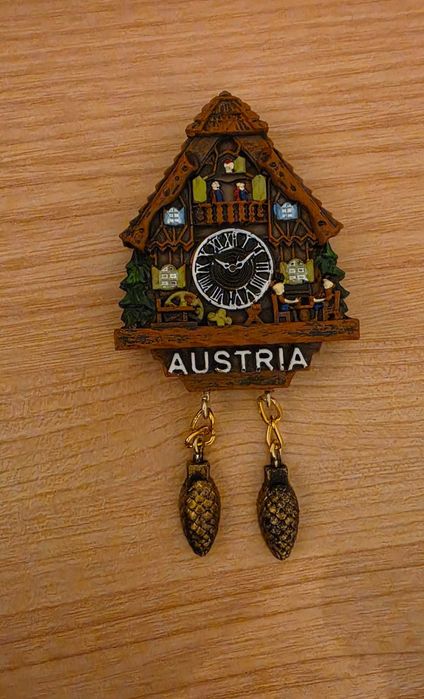 Íman Decorativo Áustria – Relógio Cuco