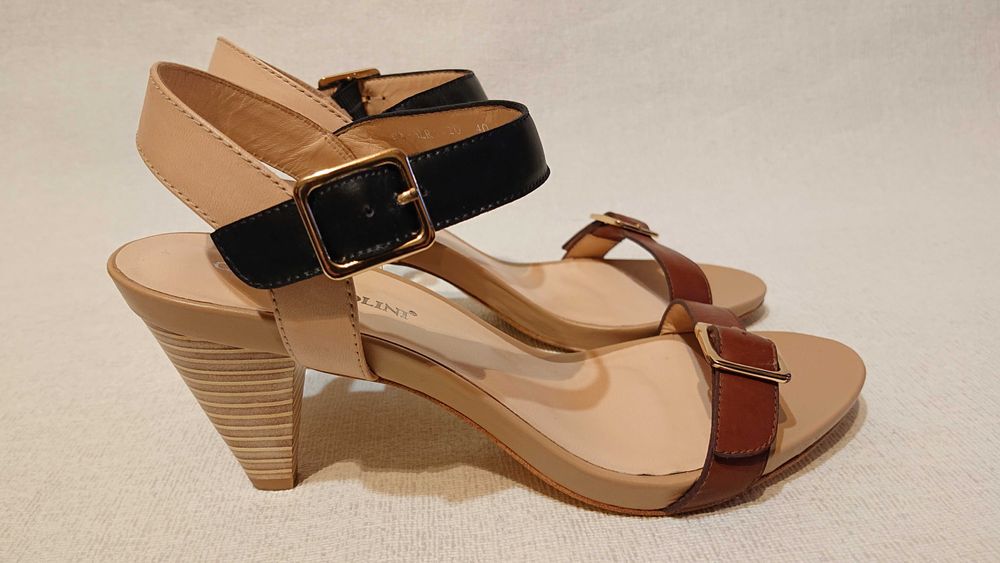 Женские кожаные босоножки сандалии Carlo Pazolini 40 41 кожа