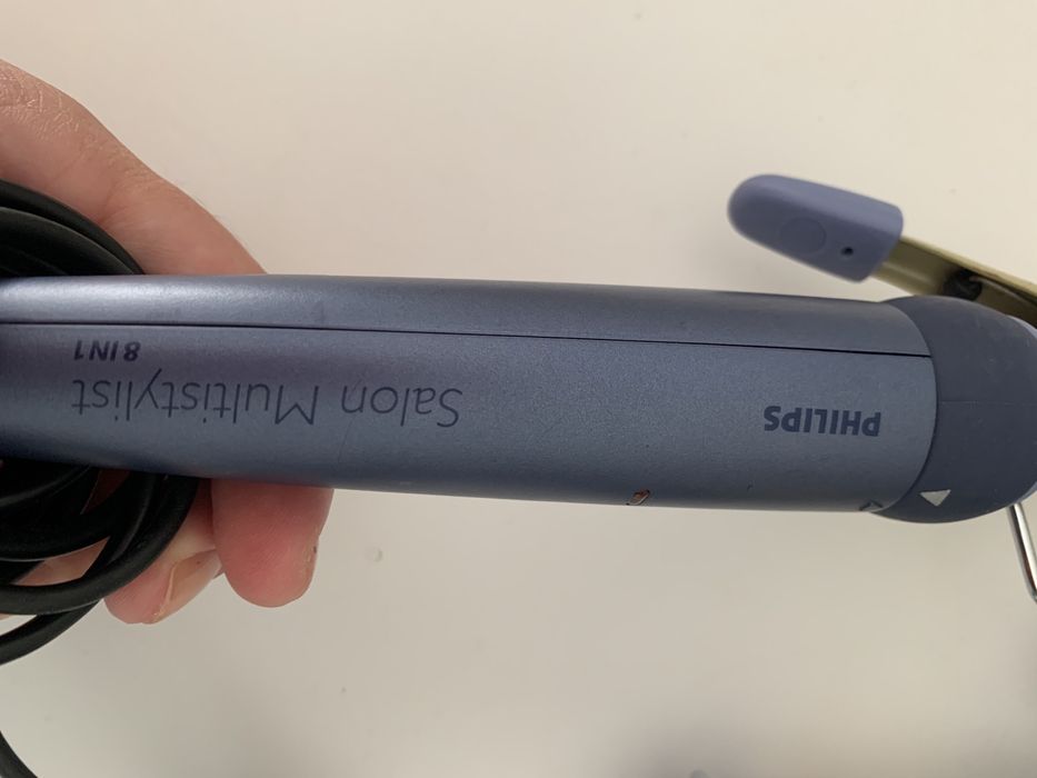 Prancha de cabelo e modelador de caracois