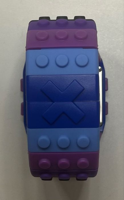 Zegarek dziecięcy Setty Klocki kolorowy cyfrowy LCD