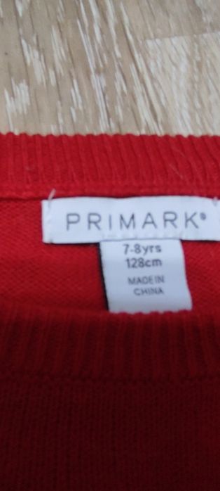 Sweter Primark 128 pingwin