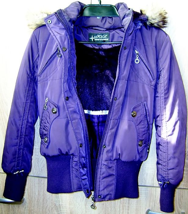 Kurtka damska dziewczęca zimowa jak nowa. Tanio!!!