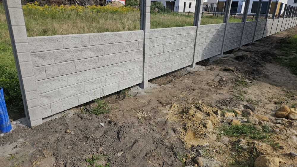 Sprzedam płyty betonowe na płot Nowe dwustronne  Poznań !