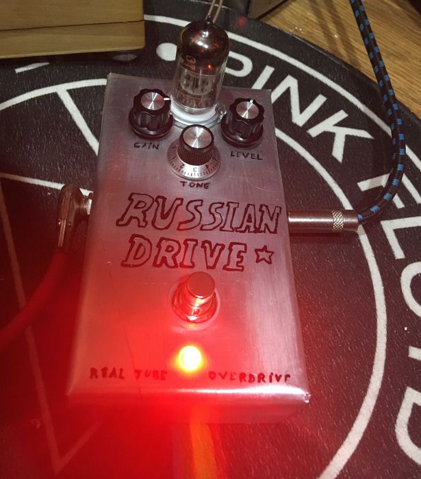Efekt gitarowy lampowy Kafar RD ( overdrive ) nowy z zasilaczem