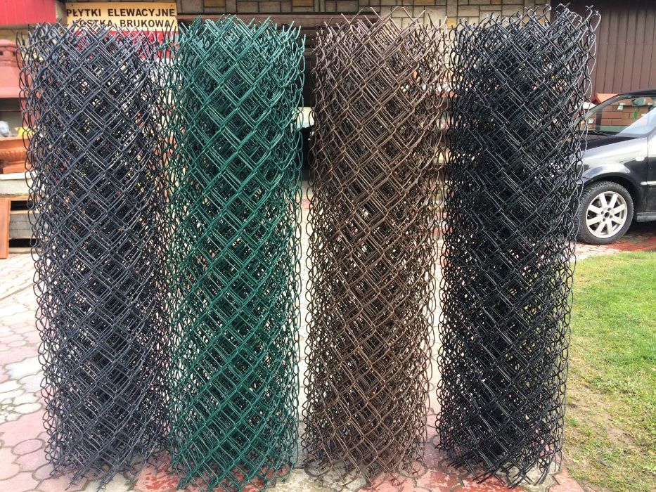 Siatka ogrodzeniowa ocynkowana i powlekana 1,25m