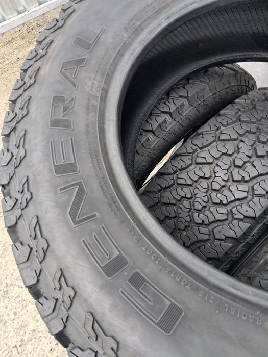 Резина всесезонна, 215/70 R16 General Grabber AT 2 (арт. 12876)