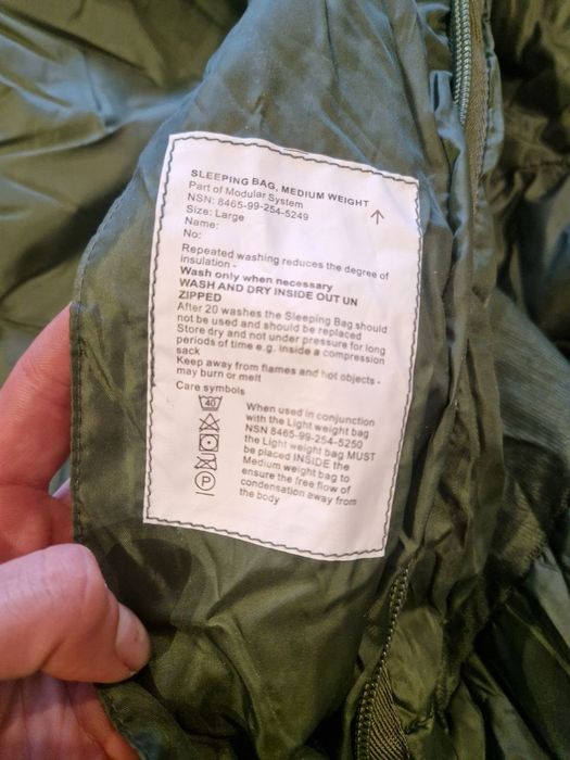 Спальник зимовий армії Британії(medium weight sleeping bag)