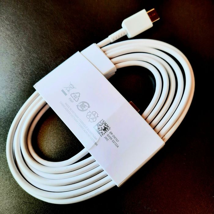 Швидкісна зарядка 45W Samsung PD Блок + Провід на 5А довжина 1,8 метра Type-C/Type-C