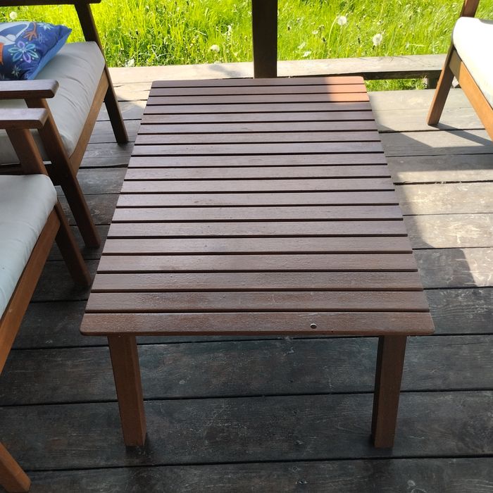 Zestaw ogrodowy drewniany