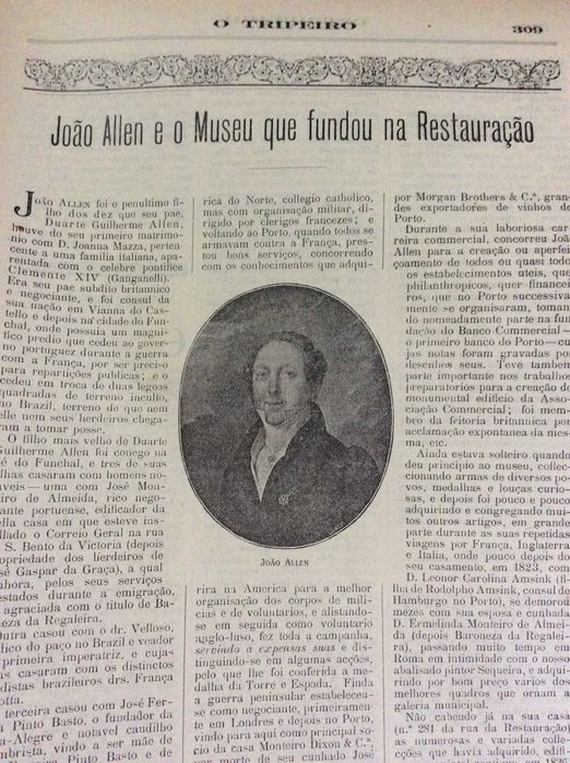 Um pouco da história do Porto e arredores, 1910. Excel. preço