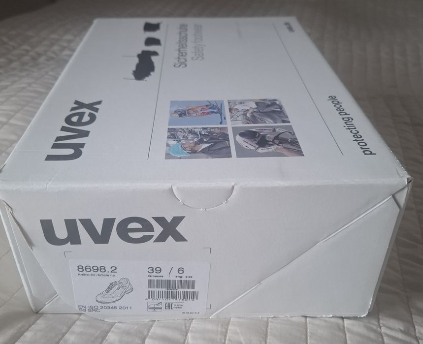 Nowe buty robocze damskie Uvex 8698.2, rozm. 39