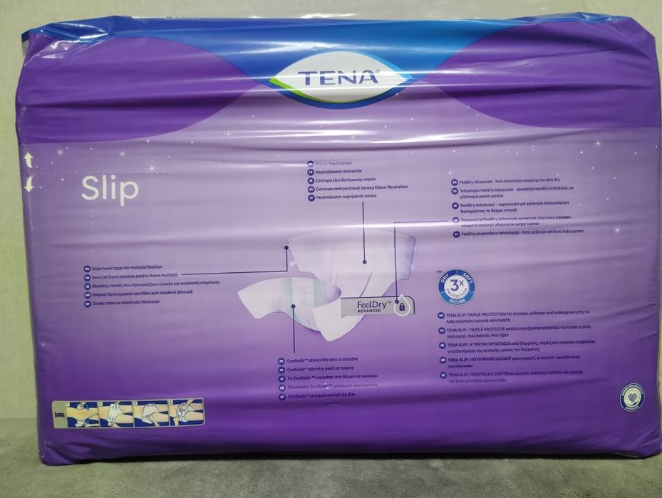 Памперсы  TENA SLIP SUPER  ( размер L)-7 капель, Упаковка-30шт.