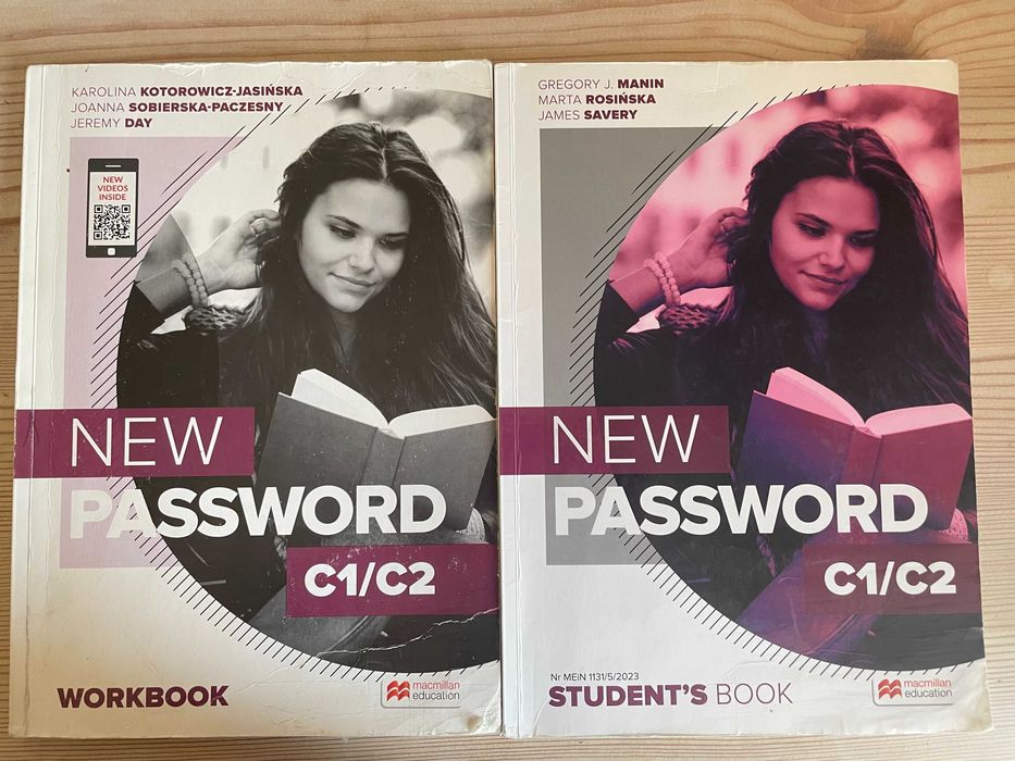 Podręcznik i zeszyt ćwiczeń do języka angielskiego, New Password C1/C2, MACMILLAN