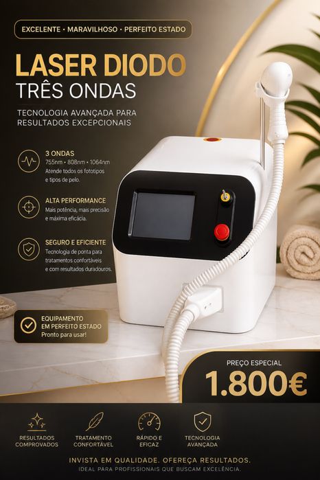 Laser Diodo 3 ondas 1800€