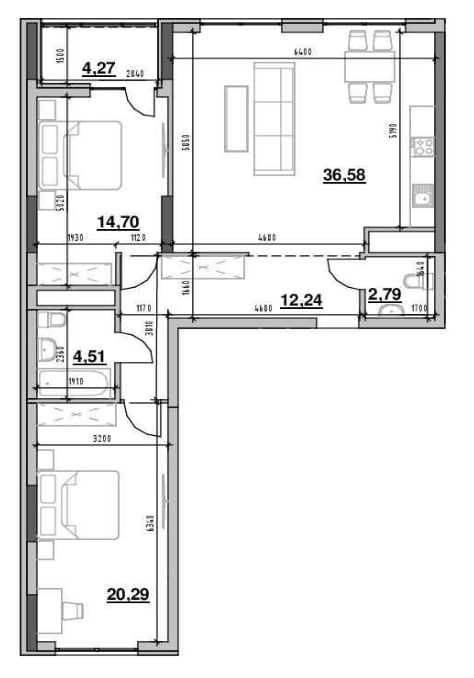Продаж 2-кімнатна квартира. Жк Nordica Residence. БЕЗ %. Печерськ. ВПО