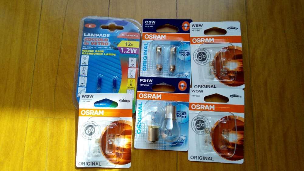 Varias Lampadas novas com portes