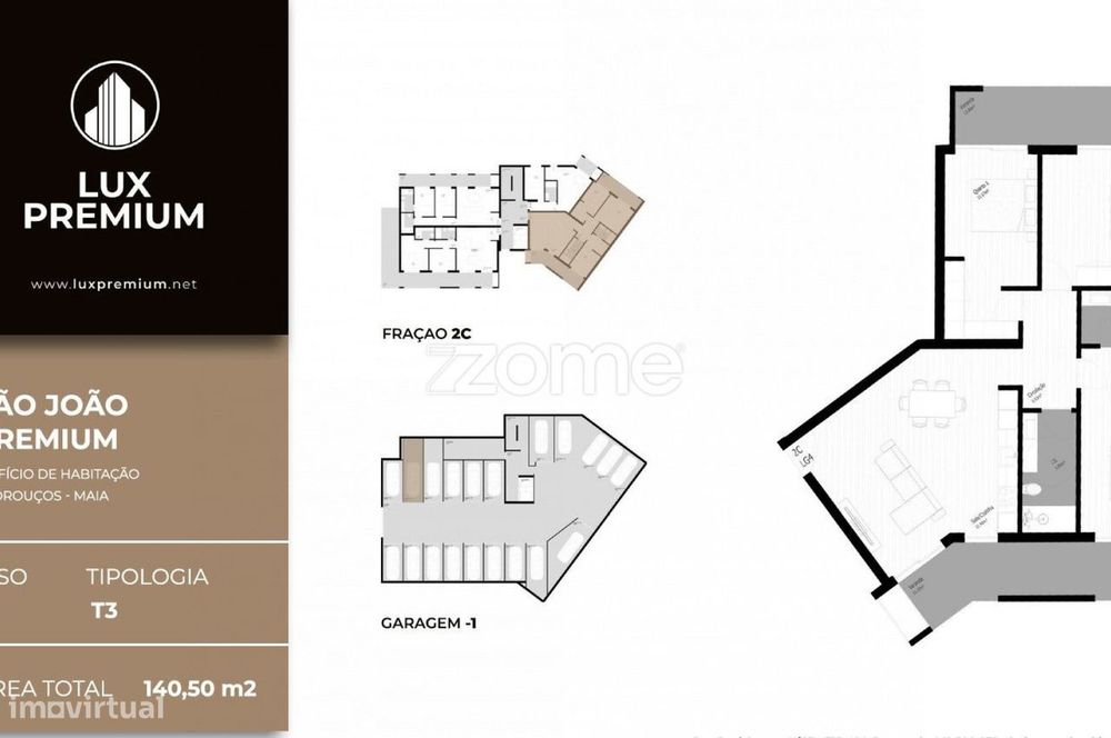 Apartamento T3 empreendimento São João Premium