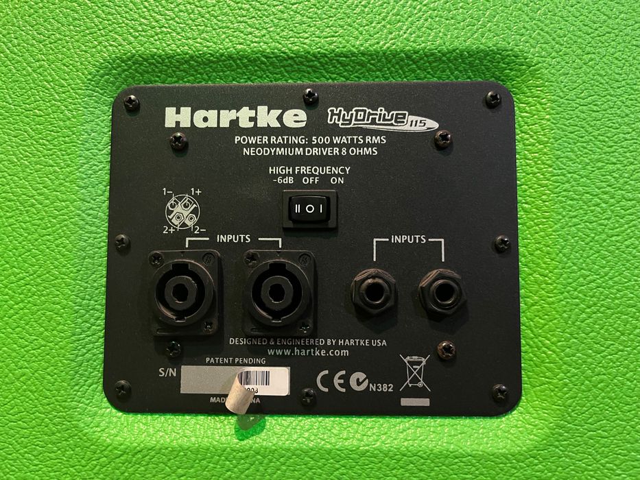 Hartke HyDrive HX115 kolumna basowa 1x15 24kg,wysyłka możliwa po 22.02