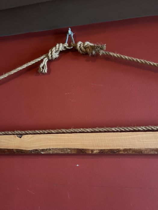Moldura rustica de parede madeira