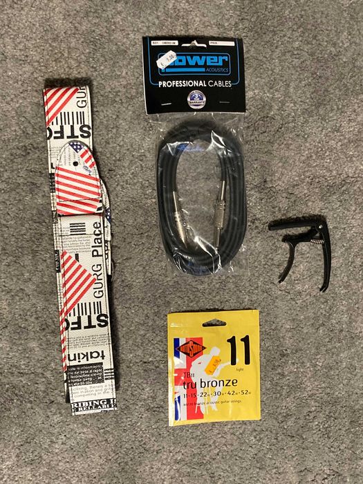 Guitarra Eletroacústica Tanglewood TWCR-OE NOVA E COM ACESSÓRIOS