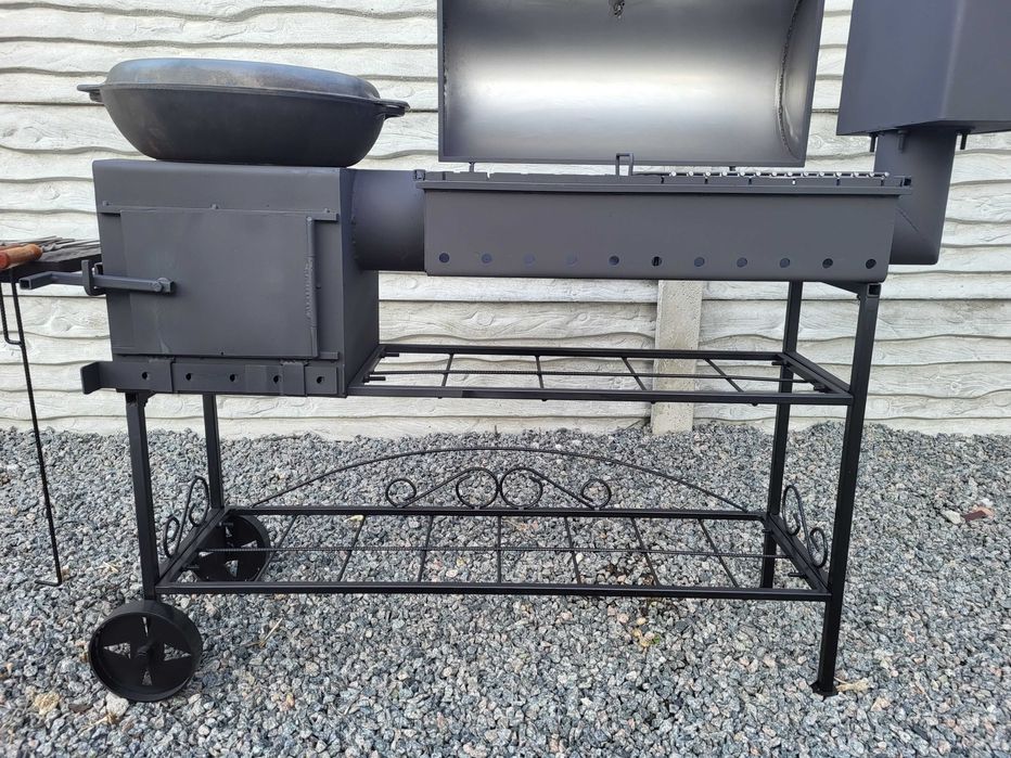 5 мм! ОТ ЗАВОДА! Большой Мангал Барбекю Смокер Коптильня