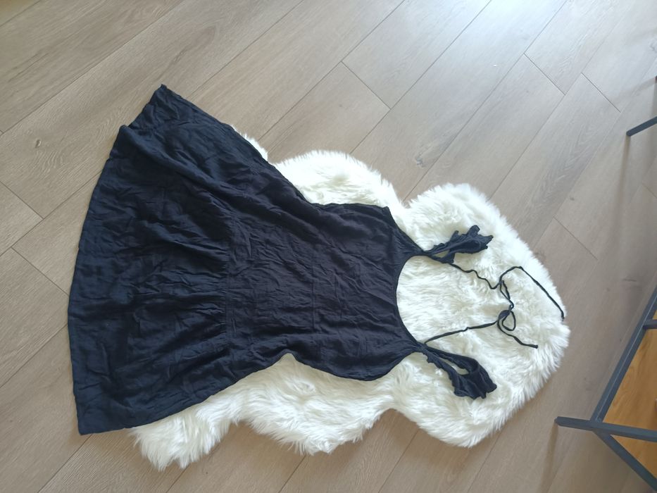 Letnia sukienka cienkie ramiączka wiskoza S