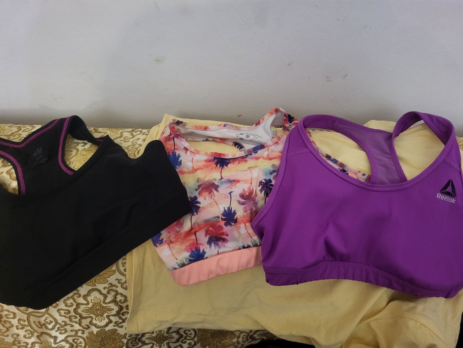 Biustonosze sportowe 3szt cena 9zlotych