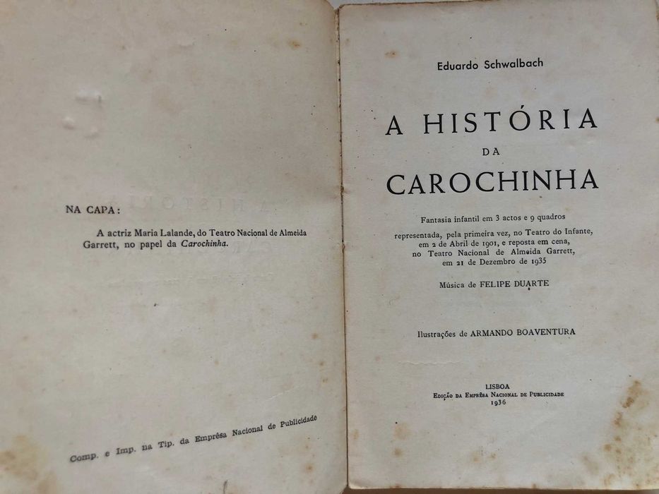 A História da Carochinha - Eduardo Schwalbach