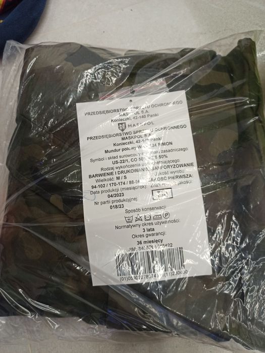 NOWY _ Mundur polowy wojskowy 124 P/MON _ M/S, M/R