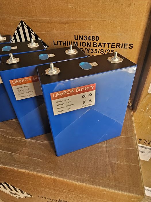 Lifepo4 EVE  mb31 330a+  grade A 2025р 314ah ячейка комірка літій зал