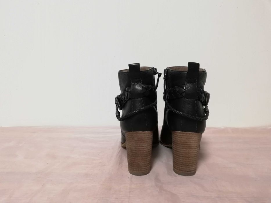 Buty botki skórzane Ecco rozmiar 40 wkładka 26 cm