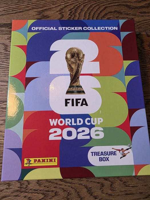 Cromos Mundial 2026 Panini - Coleção Completa Treasure Box - Por colar.. Complete Collection com cromos Coca Cola e extra sticker