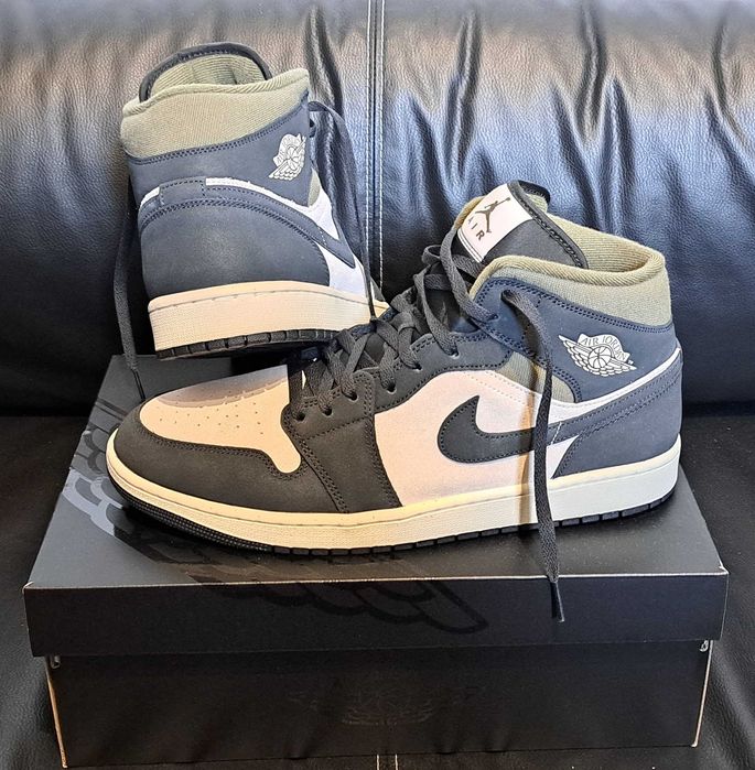 Nike Air Jordan 1 Mid SE 47 30.5cm skóra zamsz nowe