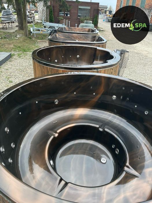 Чан на дровах Ванна для релакса Спа комплекс Мобільний чан Спа купіль