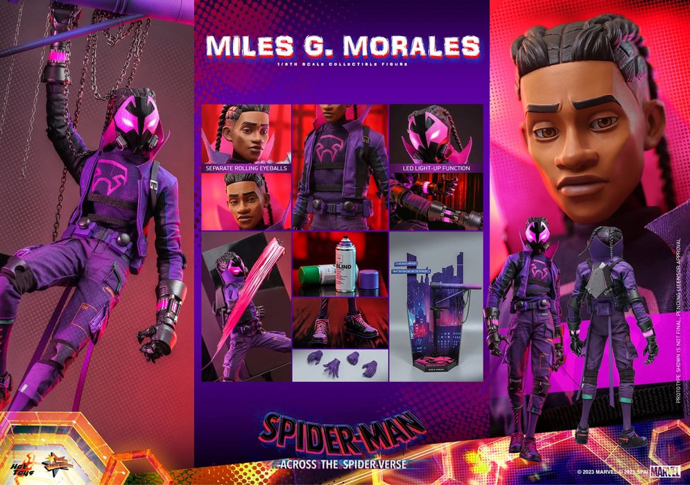 Фигурка 1/6 hot toys mms 725 ACROSS THE SPIDER-VERSE MILES G. MORALES