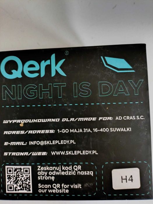 żarówka retrofit LED H4 firmy Qerk