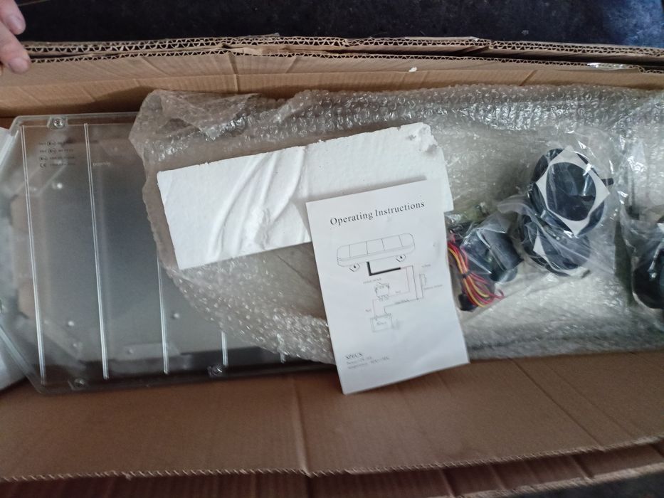 Lampa sygnalizująca kogut pomarańczowy, 12/24V, LED